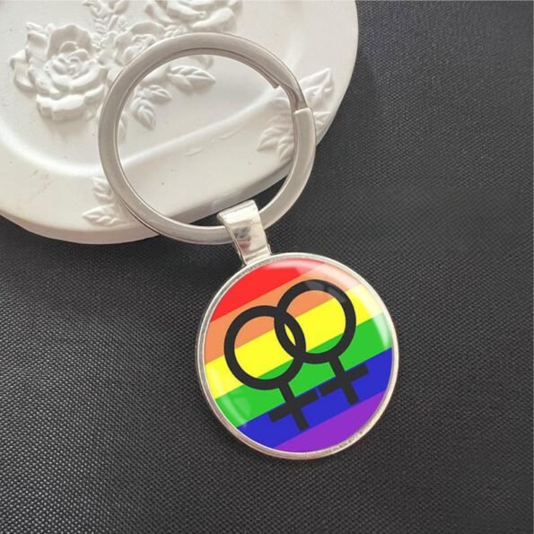 Rainbow Pride Keychain - Image 3