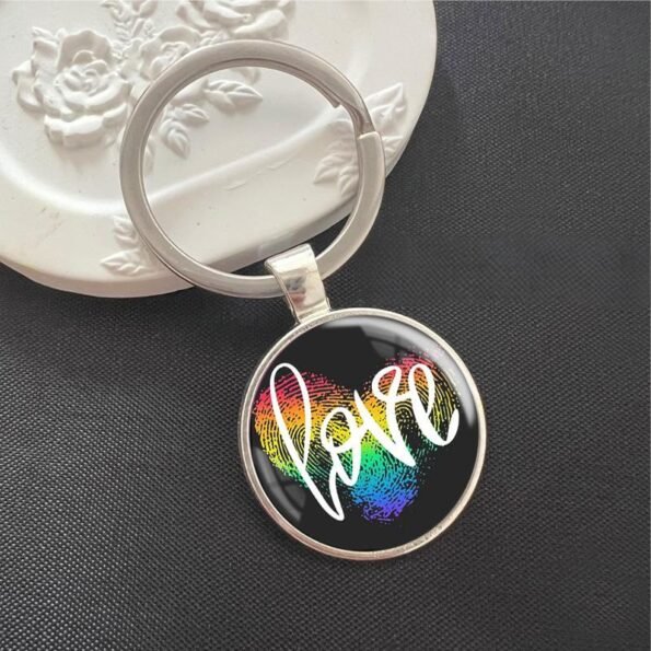 Rainbow Pride Keychain - Image 2